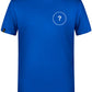 Unisex Mens Basic T-Shirt - Royal Blau - incl. Print