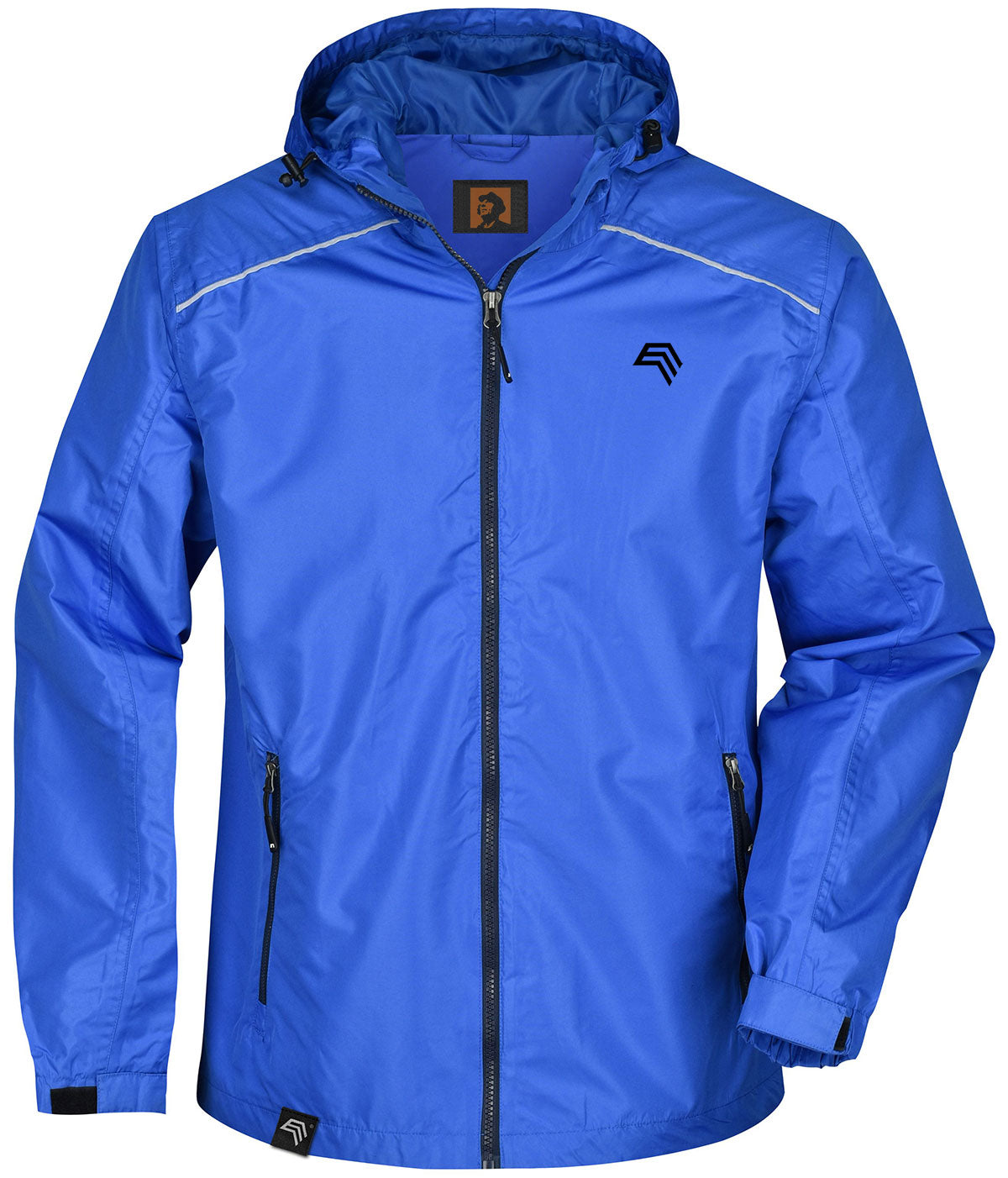 JAN 1118 ― Windbreaker Rain Jacket - Royal Blue / Navy
