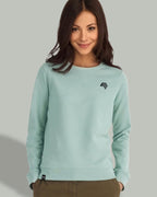 BAC W32B ― Soft Organic Cotton Women's Sweatshirt - Apple Green