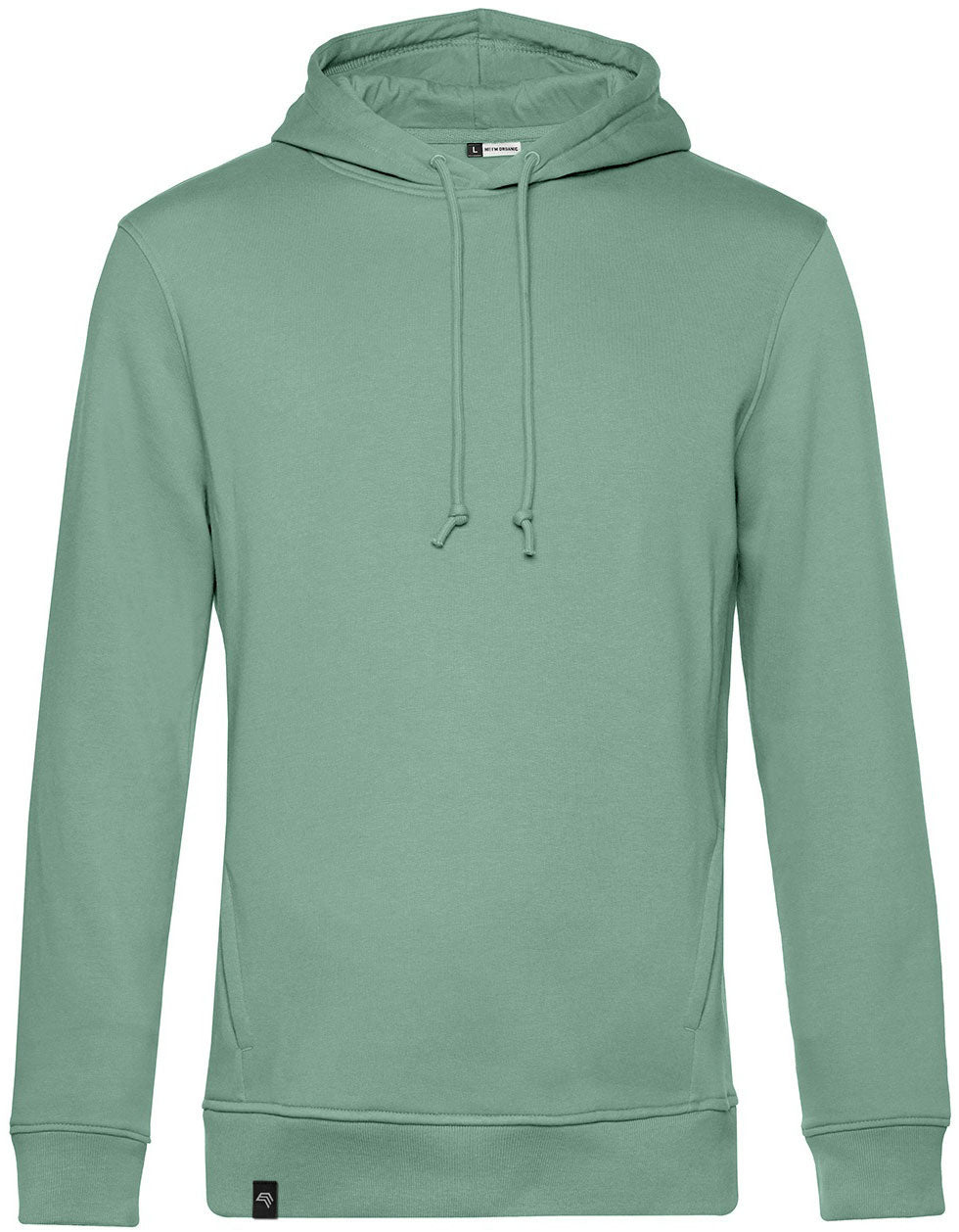 BAC U33B – Soft Men's Organic Cotton Hoodie - Blue Sage Green