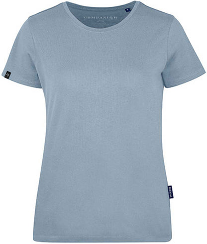 RMH 0201 ― Damen Luxury Bio-Baumwolle T-Shirt - Sky Blau