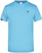 JAN 0002 ― Herren Heavy Komfort T-Shirt - Sky Blau