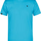 JAN 0002 ― Herren Heavy Komfort T-Shirt - Turquoise Blau Türkis