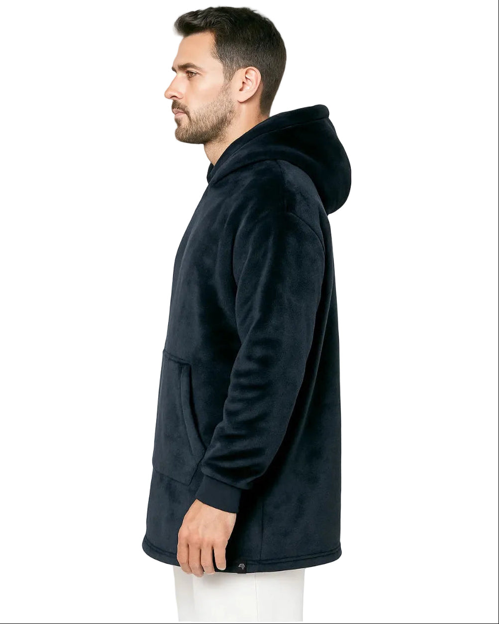 BRK 014K ― Unisex Kapuzenponcho im Deckenformat