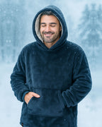 BRK 014K ― Unisex Kapuzenponcho im Deckenformat