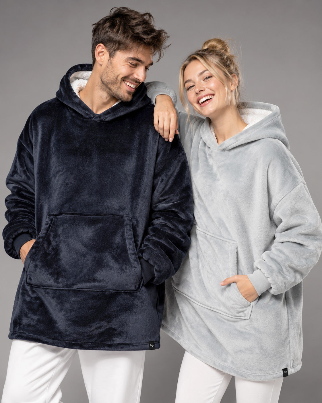 BRK 014K ― Unisex Kapuzenponcho im Deckenformat