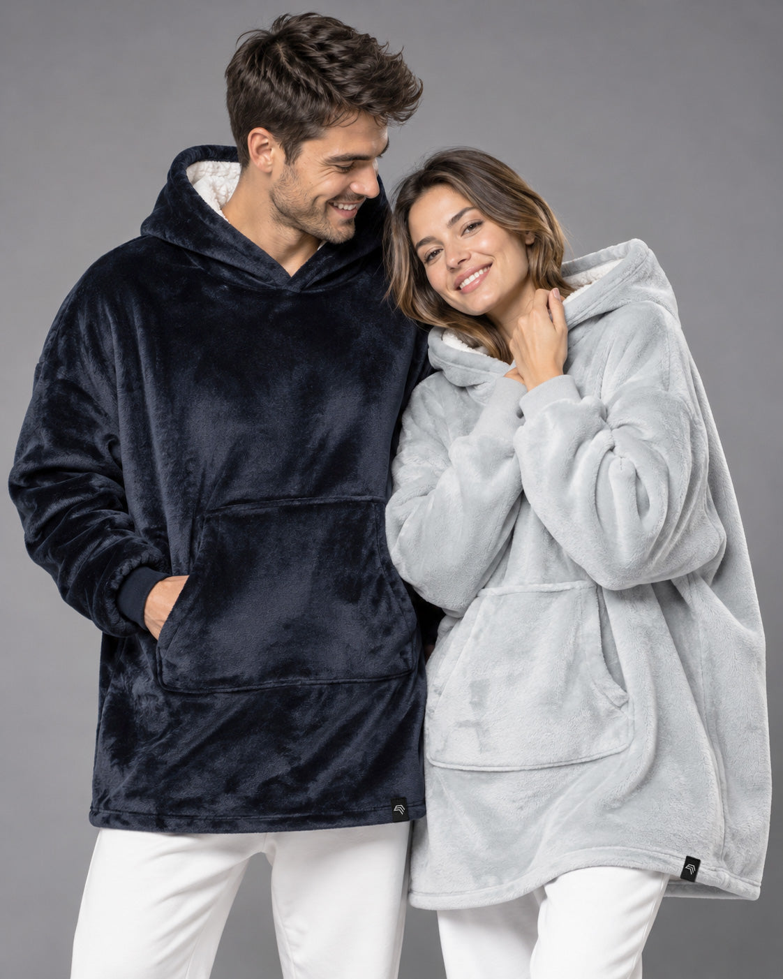 BRK 014K ― Unisex Kapuzenponcho im Deckenformat