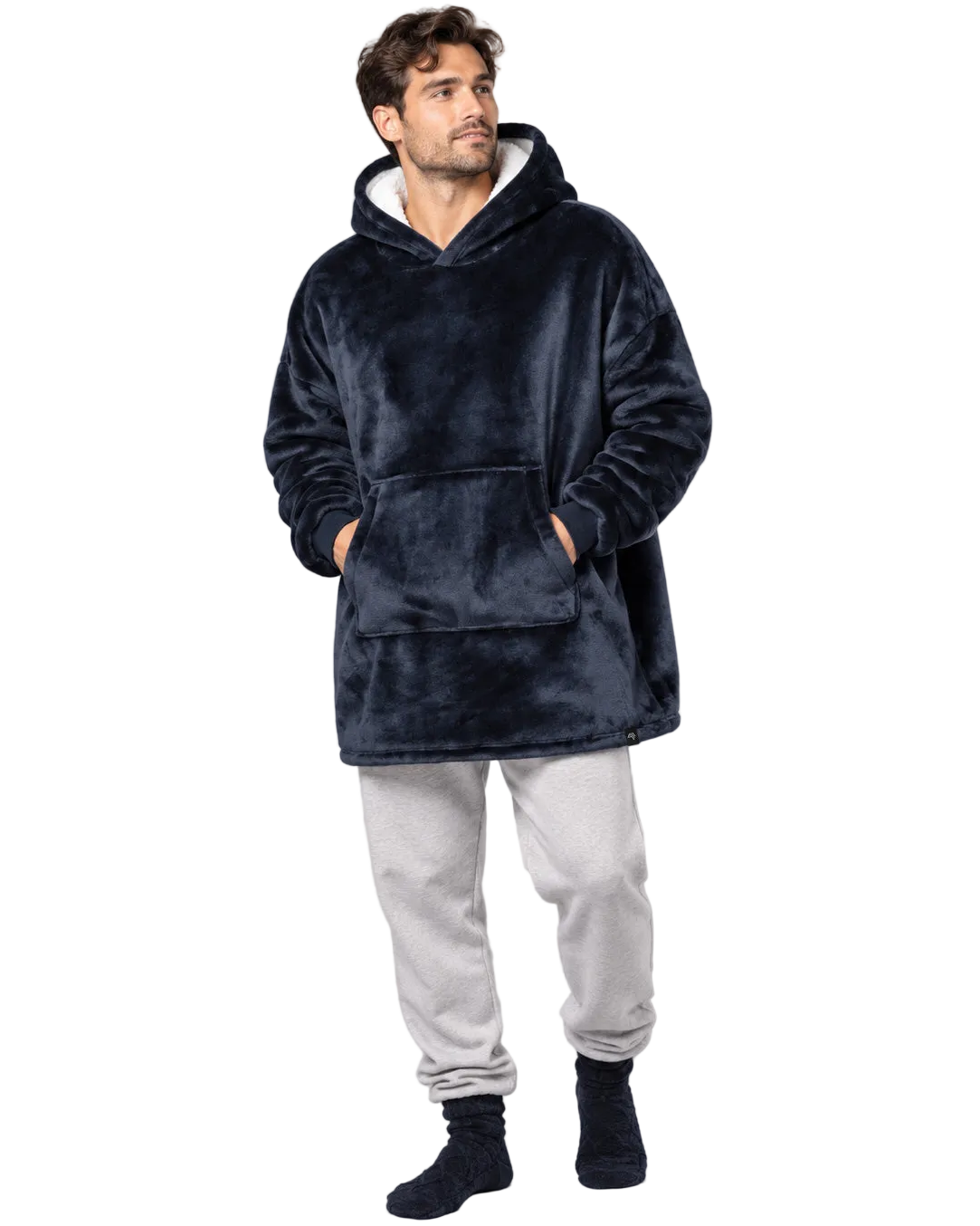 BRK 014K ― Unisex Kapuzenponcho im Deckenformat