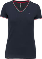 BRK 493K ― Damen Piqué-Trikot V-Neck T-Shirt