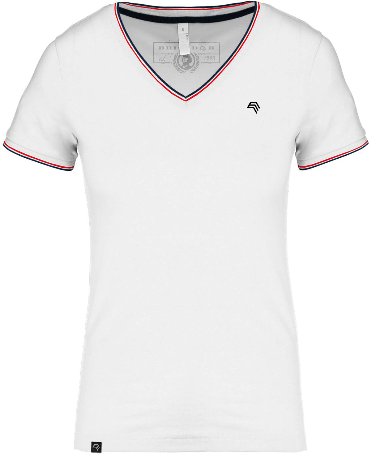 BRK 493K ― Damen Piqué-Trikot V-Neck T-Shirt