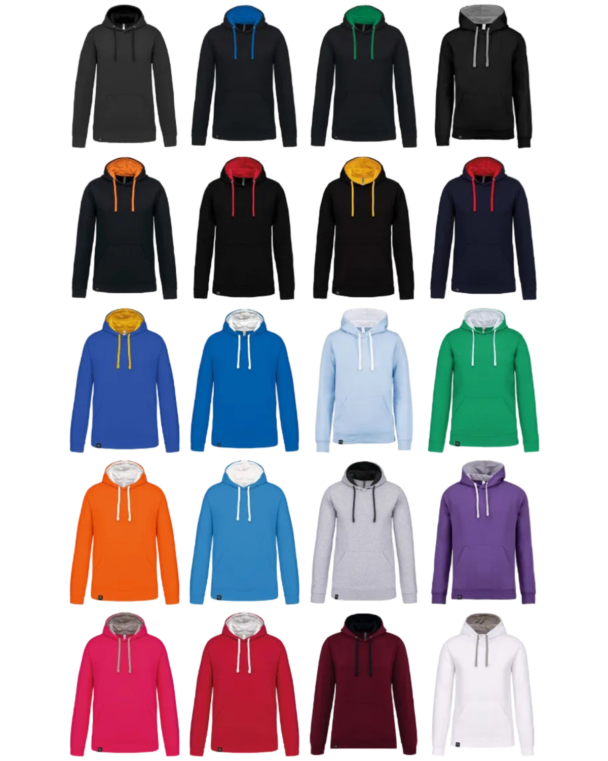 BRK 644K ― Bi-Color Hoodie Sweatshirt