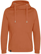 JDS 0021 ― Cross Neck Hoodie - Ginger Biscuit Brown