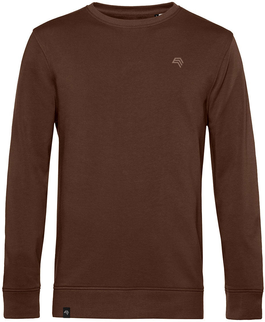 BAC U31B ― Soft Unisex Organic Cotton Sweatshirt - Mocha Brown