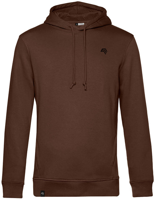 BAC U33B ― Soft Men's Organic Cotton Hoodie - Mocha Brown
