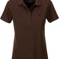 ― % ― JAN 8009/ ― Damen Bio-Baumwolle Polo Shirt - Braun [XL]