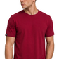 JAN 8008 ― Men's Organic Cotton T-Shirt – Wine Red / Bordeaux