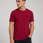 ----- Sold ― % ― Men's Organic Cotton T-Shirt – Bordeaux Red Brown [S] JAN 8008/C/GZ-A