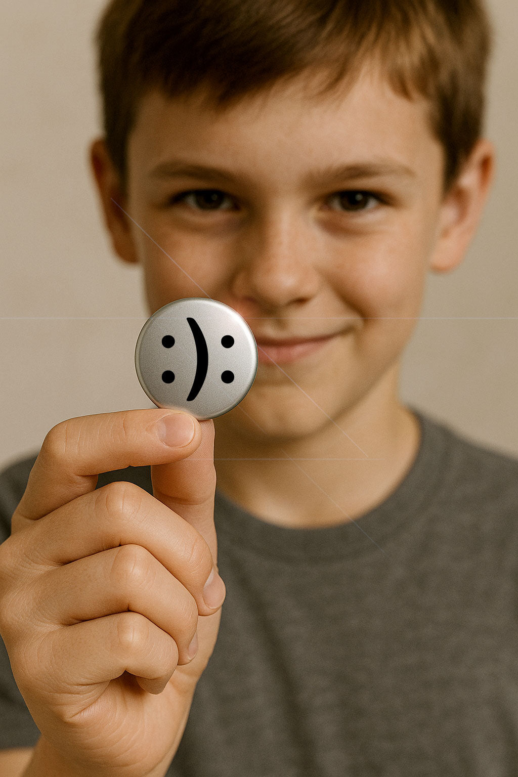 Happy? Or Sad? ― Anstecker Button Pin