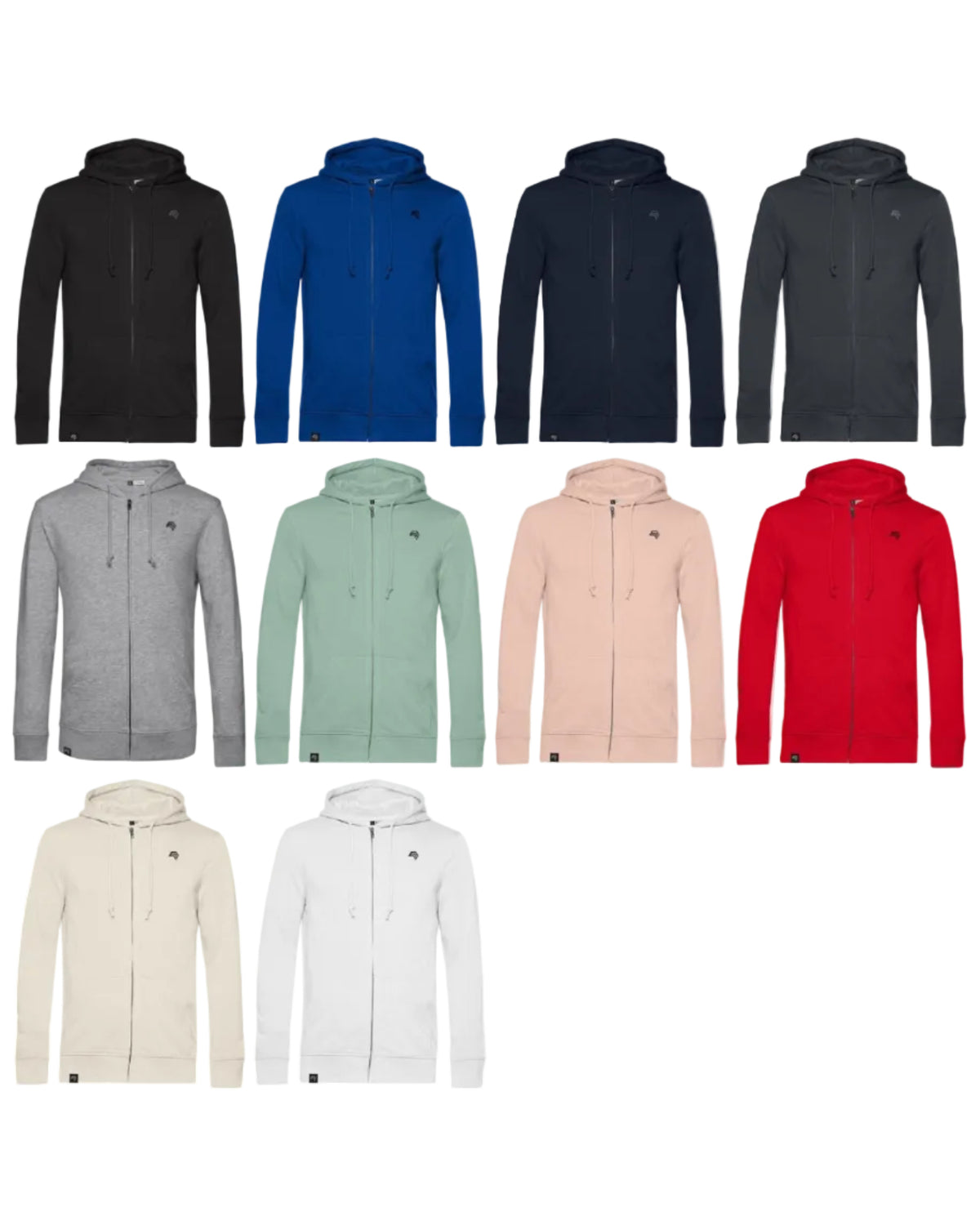 CAB B3U5 ― Weiche Kapuzen-Sweatjacke mit Bio-Baumwolle