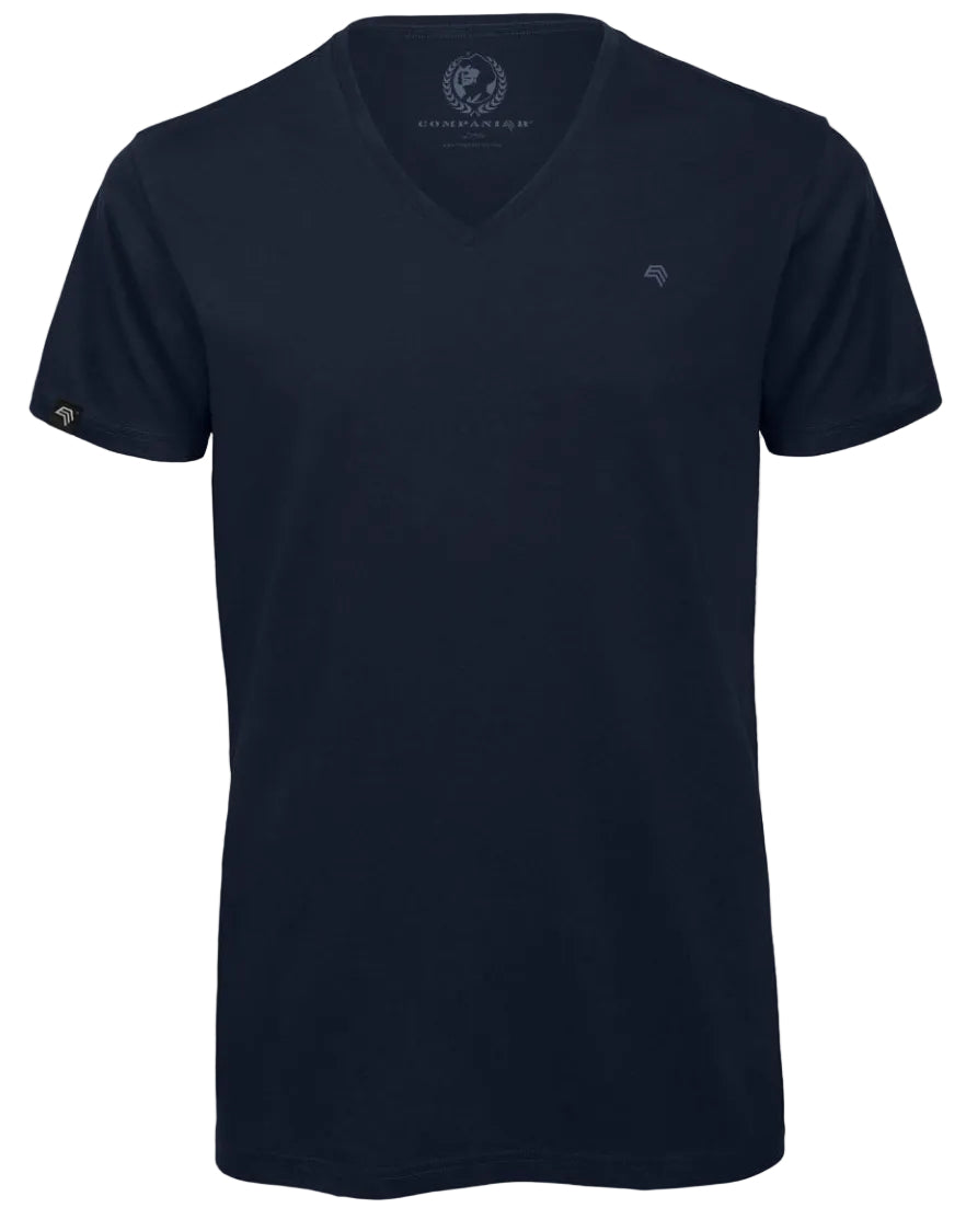 CAB VT44 ― Herren Bio-Baumwolle V-Neck T-Shirt