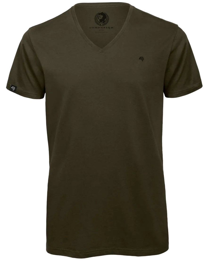 CAB VT44 ― Herren Bio-Baumwolle V-Neck T-Shirt