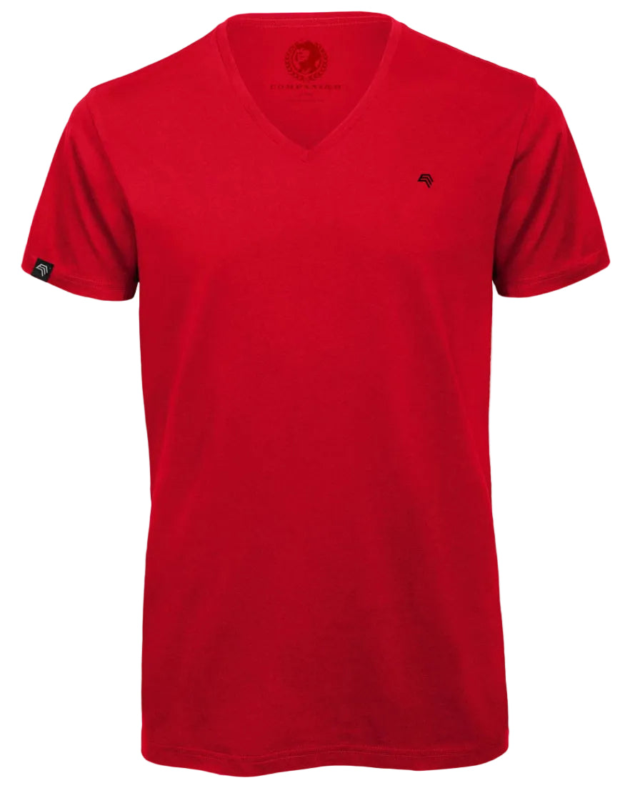 CAB VT44 ― Herren Bio-Baumwolle V-Neck T-Shirt