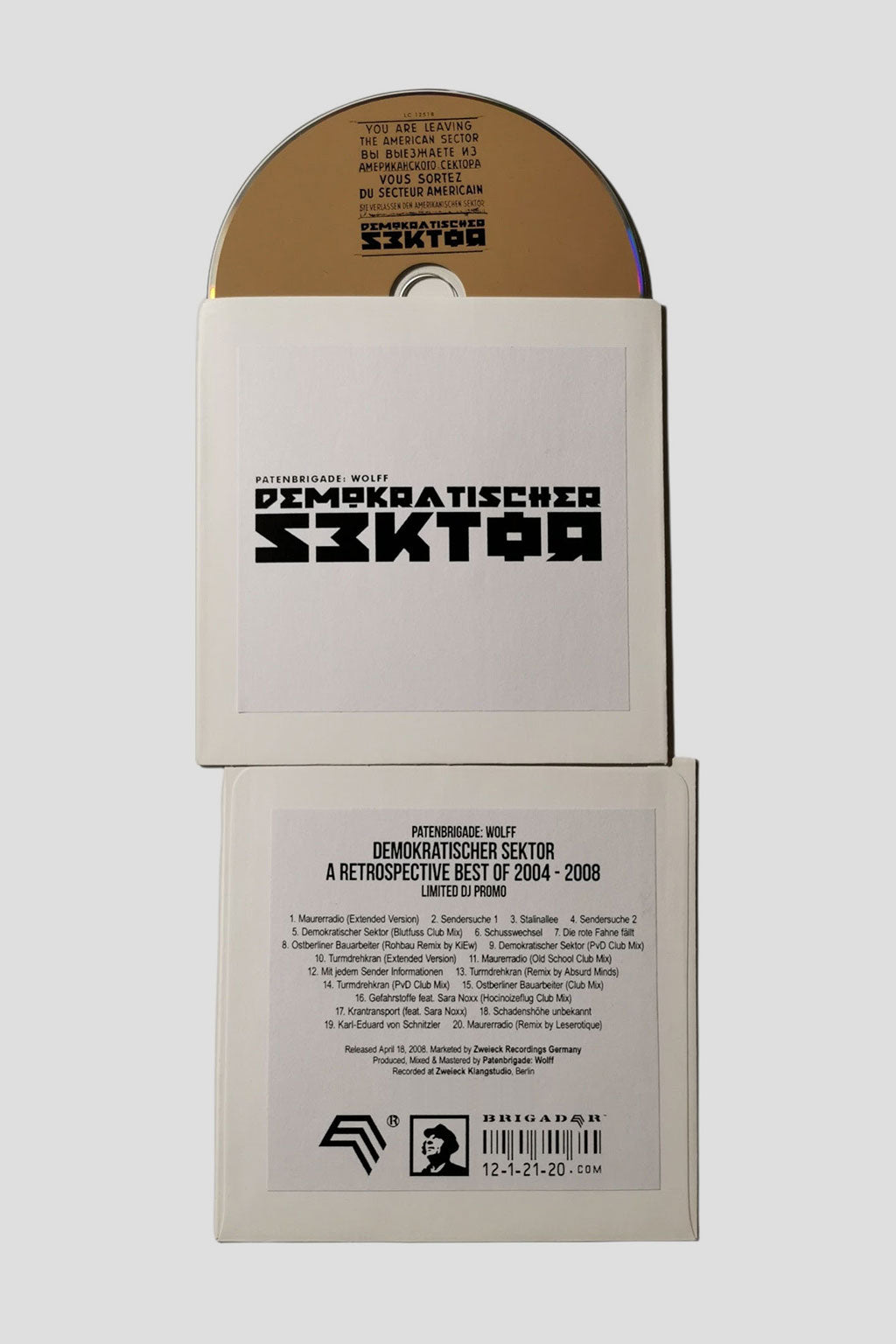 Democratic Sector (DJ Promo CD) Patenbrigade: Wolff