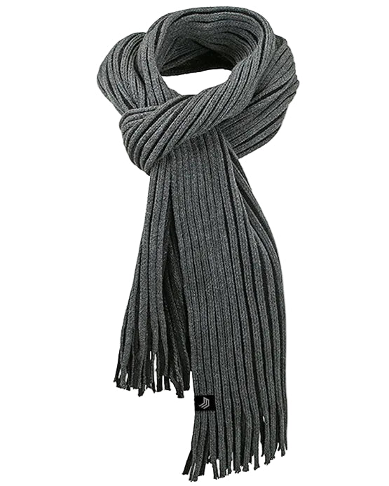 CHB 9798 ― Strickschal mit markantem Zweifarb-Rippdesign