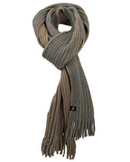 CHB 9798 ― Strickschal mit markantem Zweifarb-Rippdesign