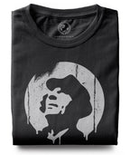 Circle Melted Upward-Looking Man (Vintage Print) ― T-Shirt - Black