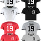 ― % ― KKT K508 ― Covid 19 ― Fashion Ringer Contrast T-Shirt - Schwarz / Weiß [XL]