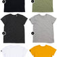 MTS M080 ― Unisex Bio-Baumwolle Roll Sleeve T-Shirt - Schwarz