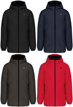 KRB 6152 – Unisex Hooded Parka in Recycled Polyester - Black