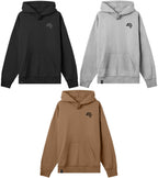 HMB 8751 ― Schwerer Unisex Boxy Organic Men's Hoodie - Schwarz