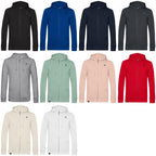 BAC U35B — Soft Hooded Sweatshirt Jacket with Organic Cotton - Dark Asphalt Grey