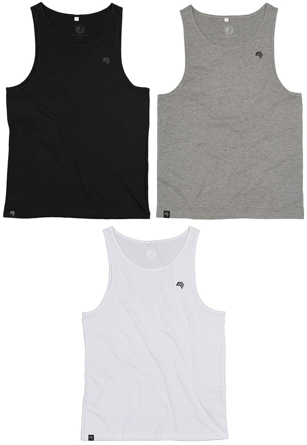 MTS M133 ― Unisex Organic Cotton Armhole Tank Top - Heather Grey