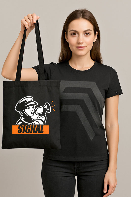 ― % ― Signal ― Tote Bag Stoffbeutel