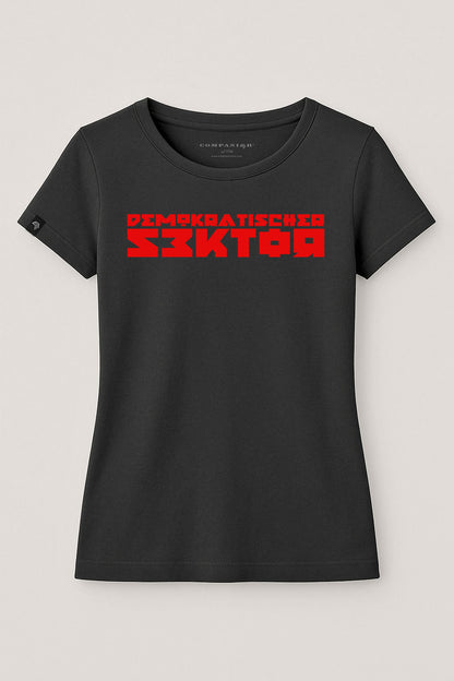 ― % ― Demokratischer Sektor ― Ladies Girlie T-Shirt