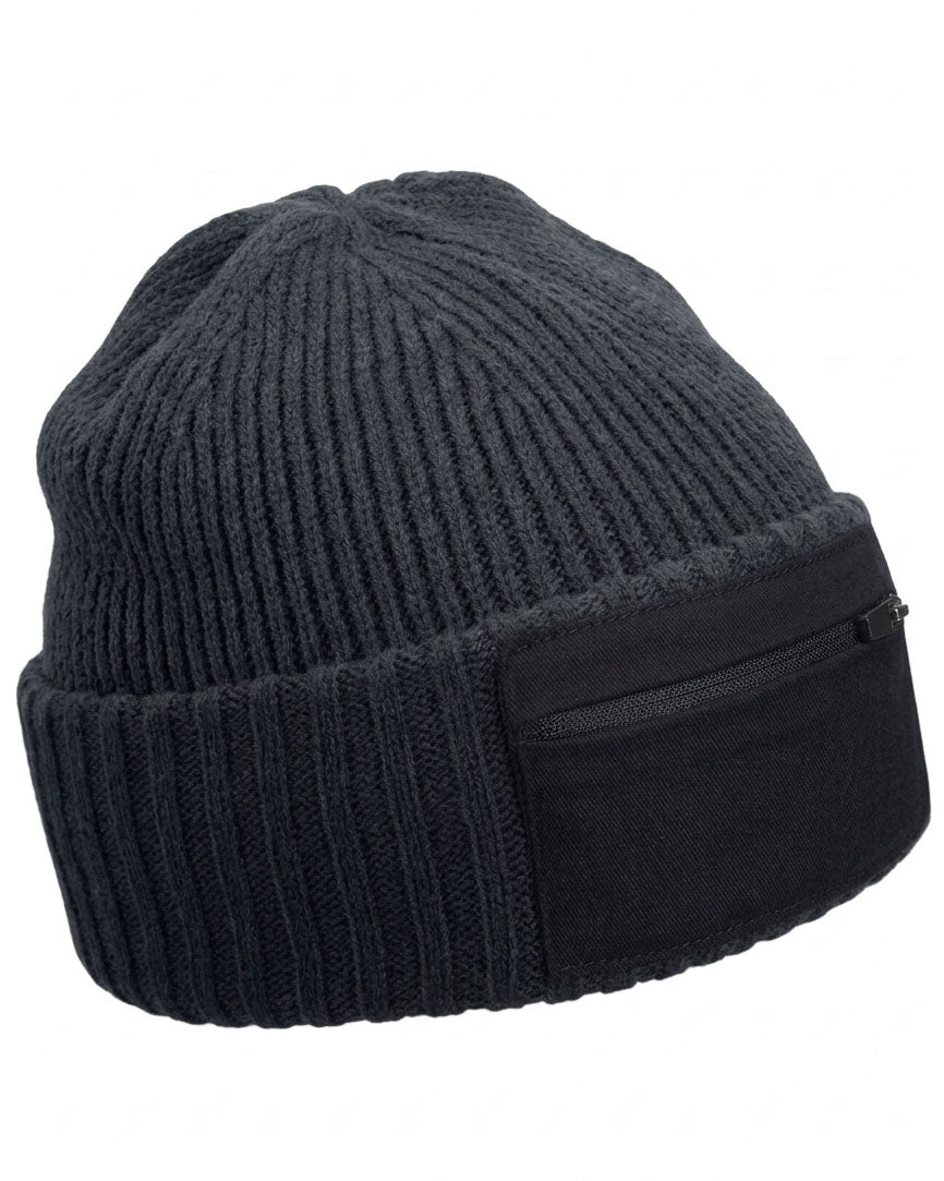 DFB R433 ― Beanie mit Reißverschlusstasche