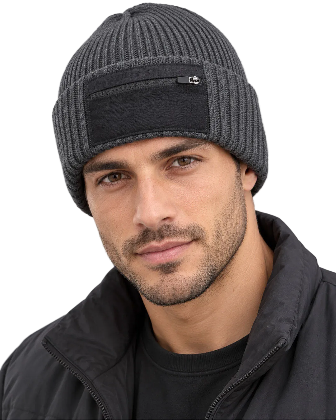 DFB R433 ― Beanie mit Reißverschlusstasche