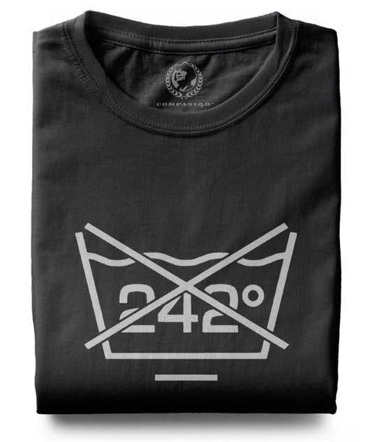 Dont Wash at 242°C ― T-Shirt - Schwarz