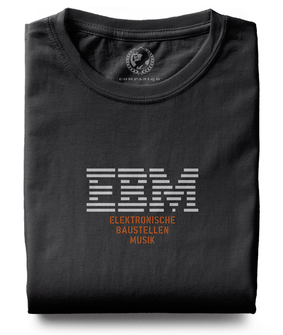 EBM - Elektronische Baustellen Musik ― T-Shirt - Schwarz