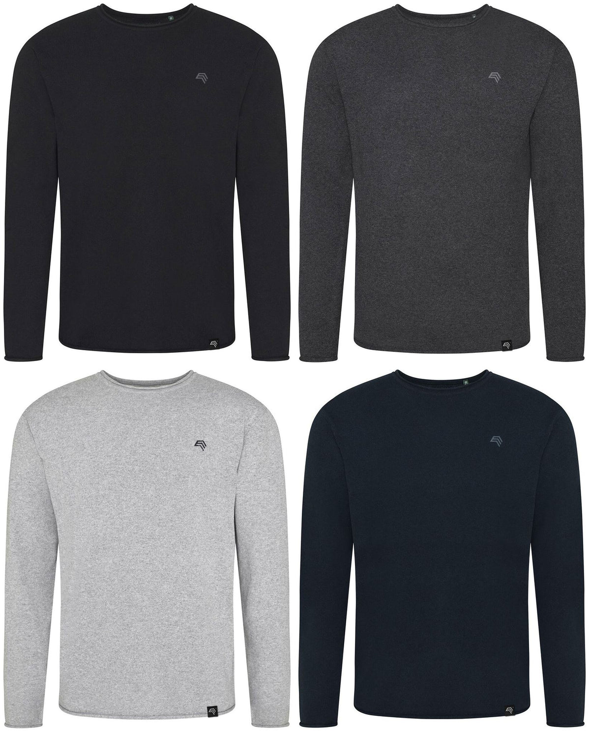 Auslaufmodell ― ECL 6000 ― Recycled Feinstrick-Pullover aus regenerierter Baumwolle