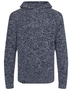 ― % ― ECL 8000 ― Nachhaltig gestrickter Unisex Kapuzenpullover aus regenerierter Baumwolle