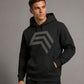 Essential Hoodie ― Herren Unisex COMPANIEER Logo Hoodie – Schwarz