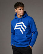 Essential Hoodie – Men's Unisex COMPANIEER Logo Hoodie – Royal Blue