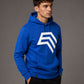 Essential Hoodie ― Herren Unisex COMPANIEER Logo Hoodie – Royal Blau