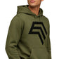 Essential Hoodie ― Herren Unisex COMPANIEER Logo Hoodie – Olivegrün