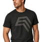Essential Shirt ― Herren Unisex COMPANIEER Logo T-Shirt – Schwarz