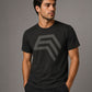 Essential Shirt ― Herren Unisex COMPANIEER Logo T-Shirt – Schwarz